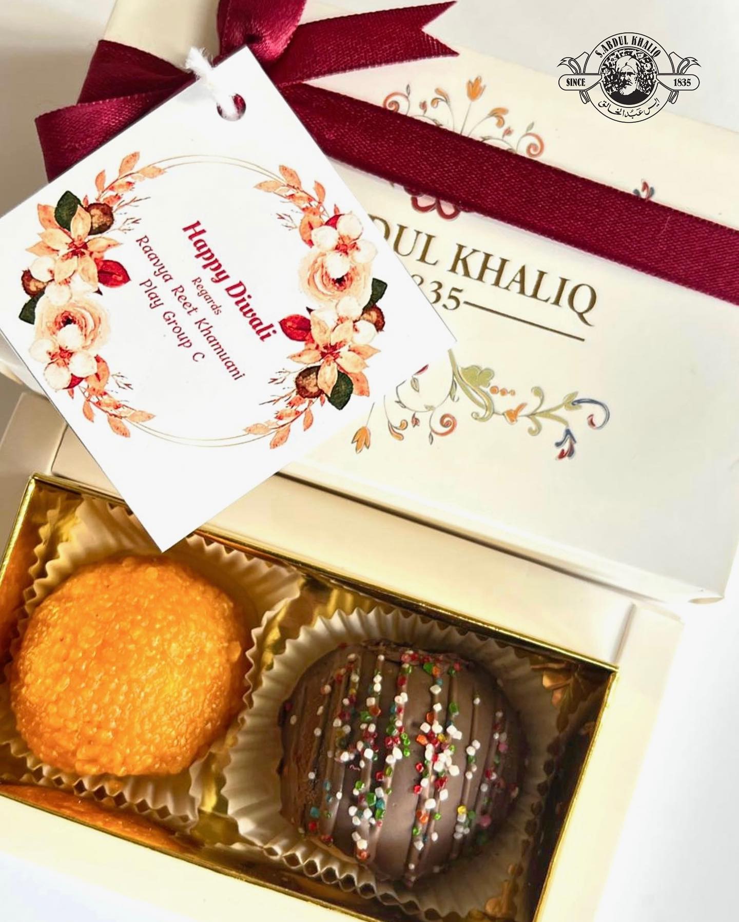 Celebrate every moment with joy, from family gatherings to corporate events to classroom festivities! This Diwali, make it extra special with our luxurious boxes and delicious mithai. Place your order now for a touch of sweetness in every moment of celebration!

#sabdulkhaliq #sabdulkhaliqsweets #sabdulkhaliqmithai #diwali #diwalidecorations #diwalimithai 

For orders, call: 
1)Clifton: 021- 35872938
0312-8592729

2)Bahadurabad: 021- 34121128
0317- 2486683

WhatsApp: 0300- 3333328
https://sakhaliq.com/

Or visit us at: 
1) Shop7&8, Pearl Heaven, Boat Basin, Clifton.

2) Shop3, Balad Trade Centre, Bahahadurabad